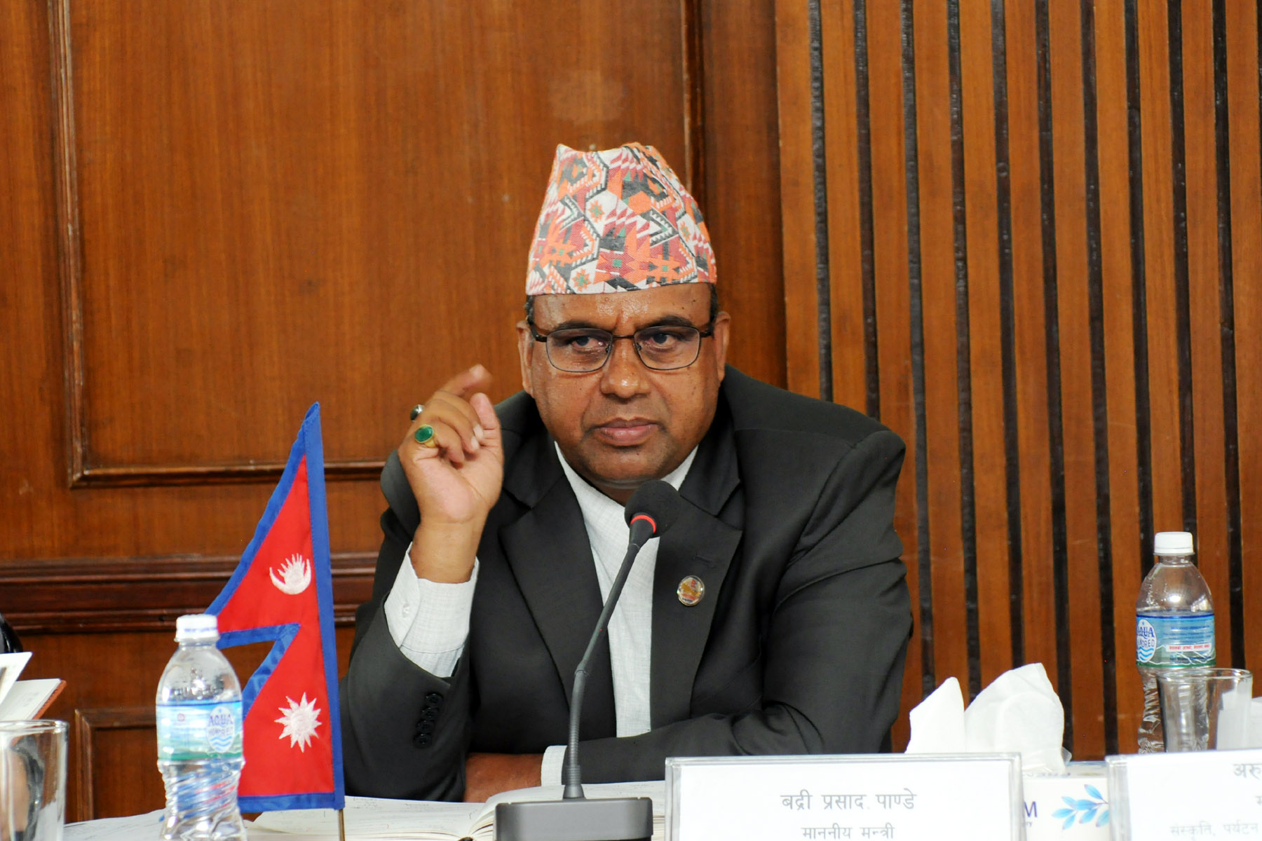 आ.व.२०८१/८२ को प्रथम त्रैमासिक प्रगति समीक्षा र मन्त्रालयस्तरीय विकास समस्या समाधान समिति (MDAC) को बैठकका तस्वीरहरु (२०८१-०८-०४) Photographer : MoCTCA